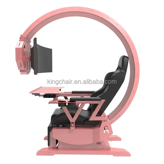 gaming chair for three monitors pc cockpit for Gamer LED Computer Office Gaming Pink E-sports racing simulator cockpit gaming