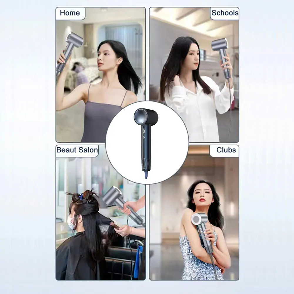 Hot Sale Leakage Protection Bldc High Speed Hair Dryer 110000Rpm Motor Ionic Technology Fast Drying Natural Ionic Electric Dryer