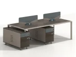 Office desk and chair combined screen station 2/4/6 six-person staff card seat financial staff office station
