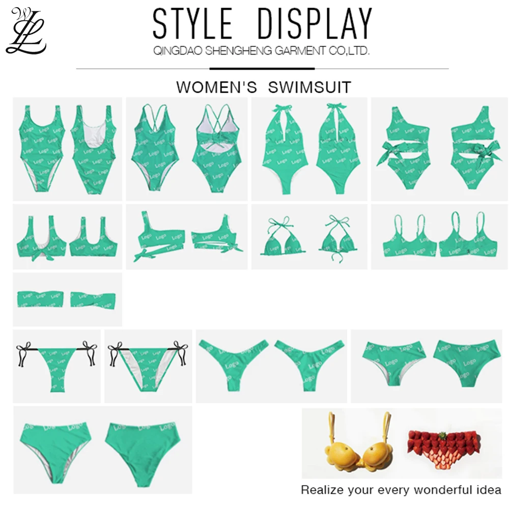 2024 Custom Logo Private Label Oem Custom Swimwear Bikini Manufacturer High Quality One Piece Swimsuits For Women