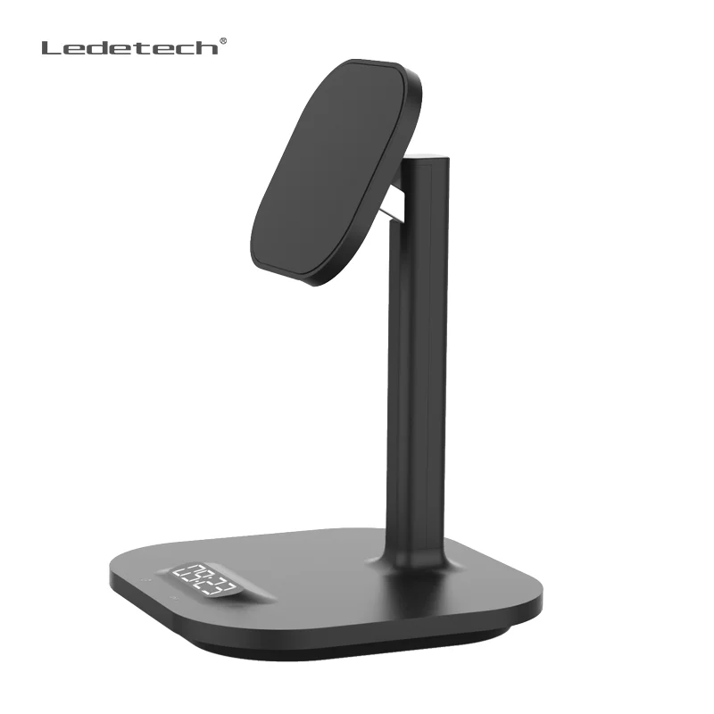 Metal Adjustable Wireless Magnet Charge Holder for Mobile Phone and Tablet with Yes Customized