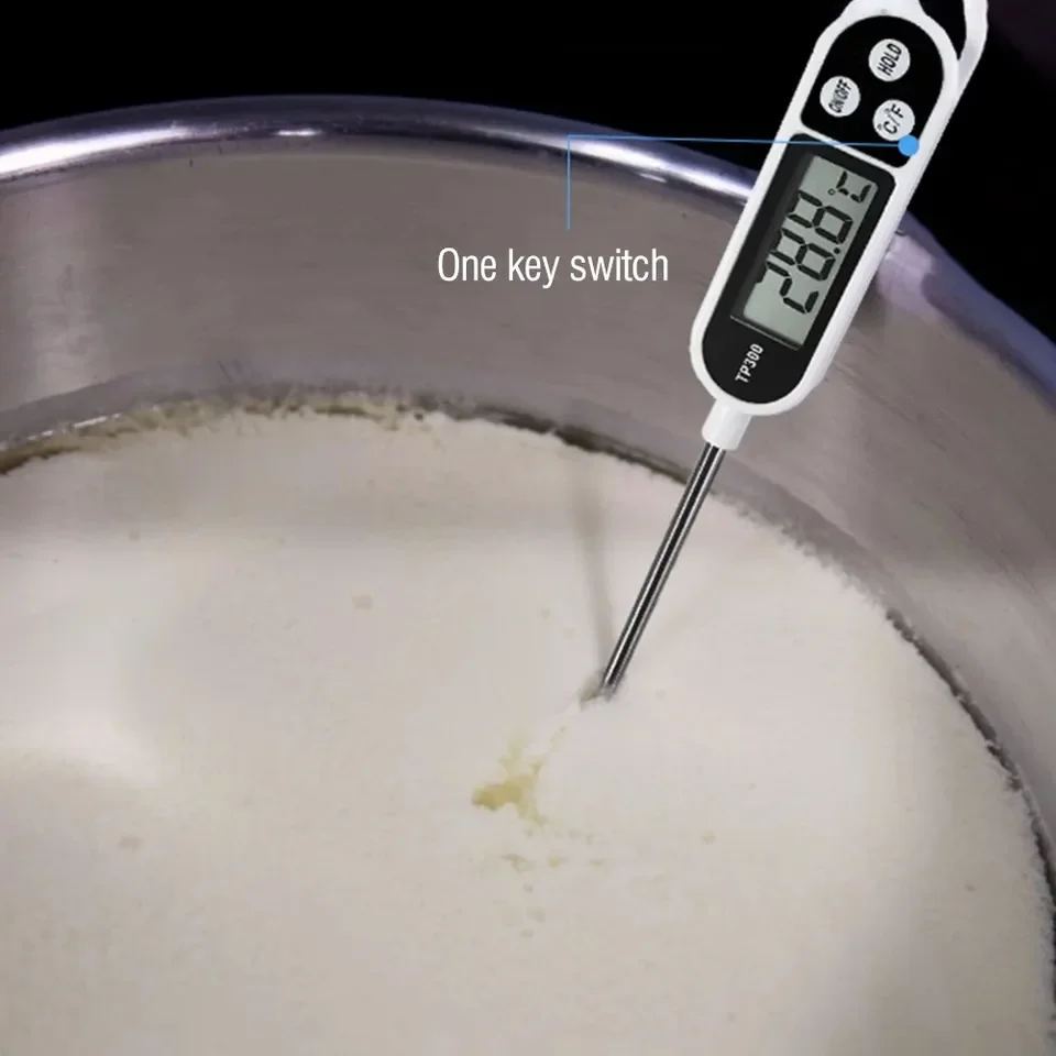 TP300 LCD Display Digital Kitchen Thermometer Home Electronic Thermometer Kitchen Food Cooking Tools For Probe BBQ Measure