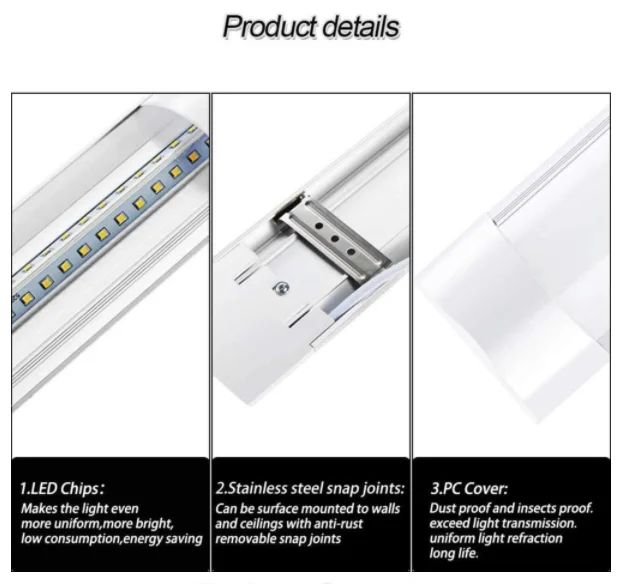 9w 18w 25w 36w led batten linear light