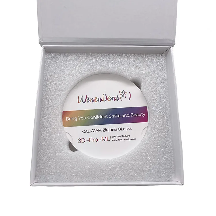 Zirconia Block MultiLayer 3D-Pro-ML 25mm 98mm Dental Zirconia Crown Block Price