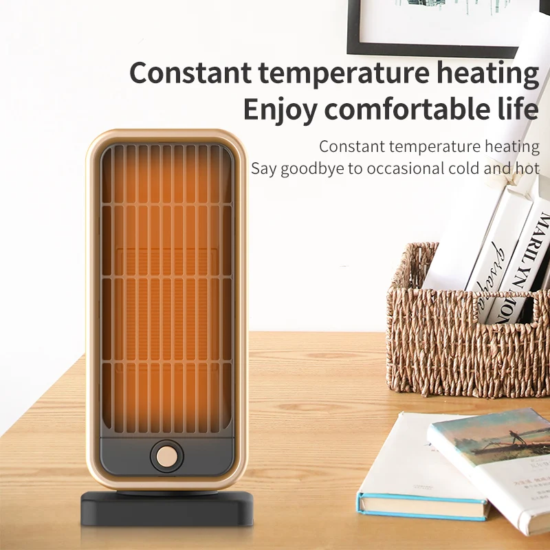 Good Selling Fan Room Table Office Energy Saving Hand Mini Portable Ceramic 800W Hot Air PTC Home Electric Heaters