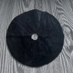 Wholesale Party Xmas Solid White Ornament Party Christmas Tree Decoration Plush Tree Skirt Floor Mat