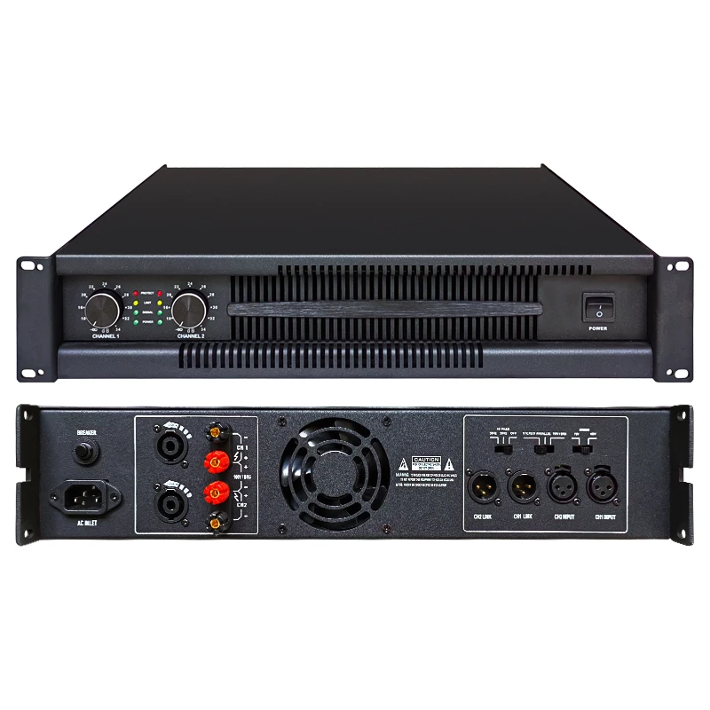 VR1000 1000Wx2 Профессиональный цифровой профессиональный аудио 2U Класс D Hi-Fi усилитель мощности для концертной сцены