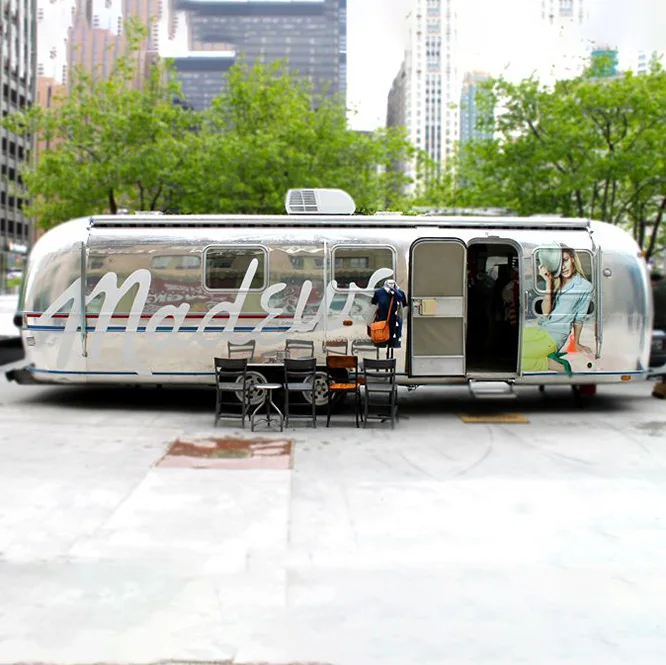 Mobile Street Food Trailer airstream 8 metre food truck trailer mobile food trailers
