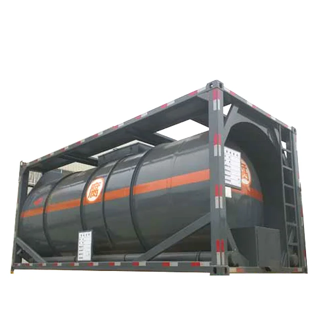 iso standard 20 foot Chemical liquid caustic soda tank containers