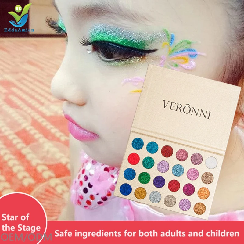 Beauty Care VERONNI Eye Beauty 24 Color Eyeshadow Cosmetics Makeup Eye Shadow