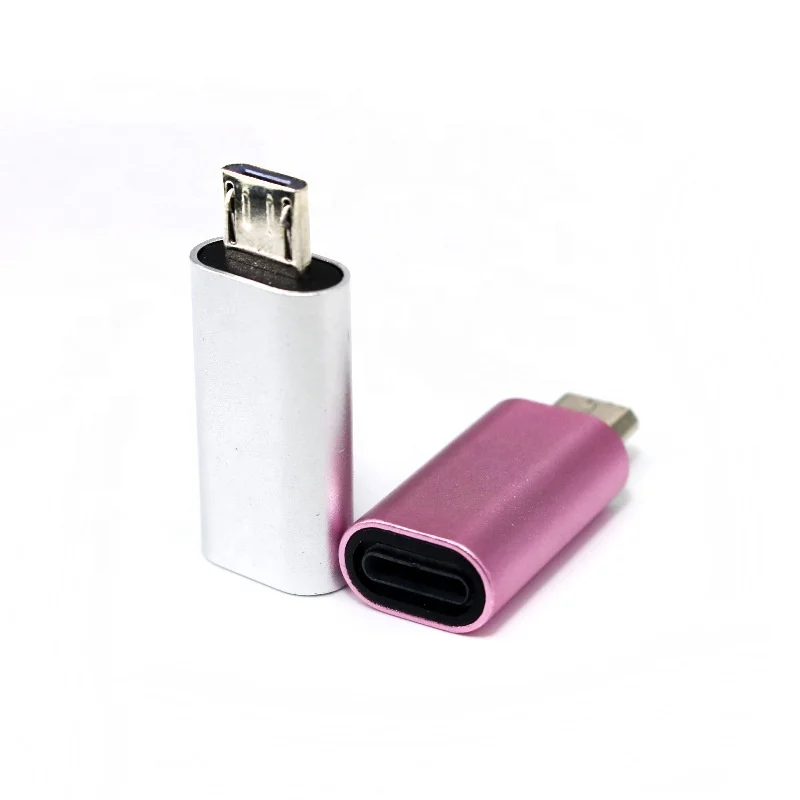 
OEM Wholesale For Lightning iOS 8Pin Female To Micro Usb Male Phone Adapter With Aluminium Alloy Shell 