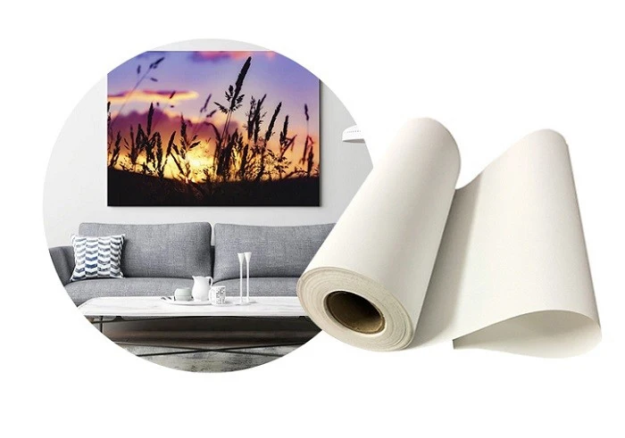 24 Inch Waterproof Matte Polyester Inkjet Canvas for Canon Printer