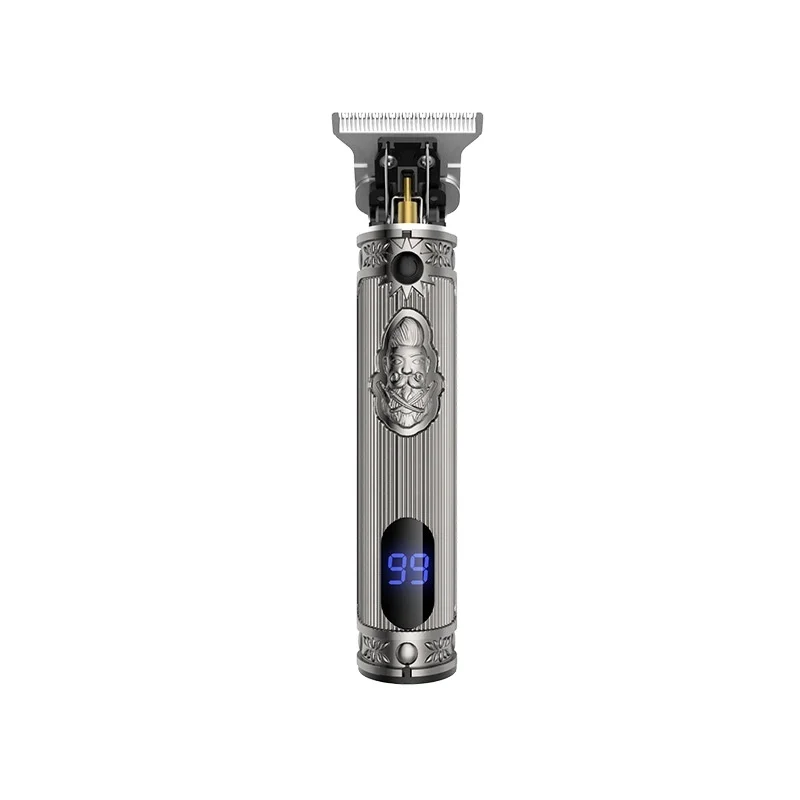 Kemei KM-700H USB аккумуляторная электрическая машинка для стрижки волос Профессиональный Мощный Парикмахерская T-лезвие
