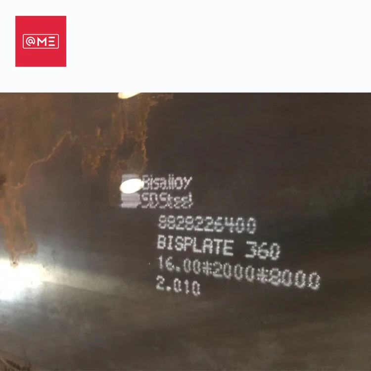 China ACME Bisplate 400, bisalloy 500QT wear resistant steel plate