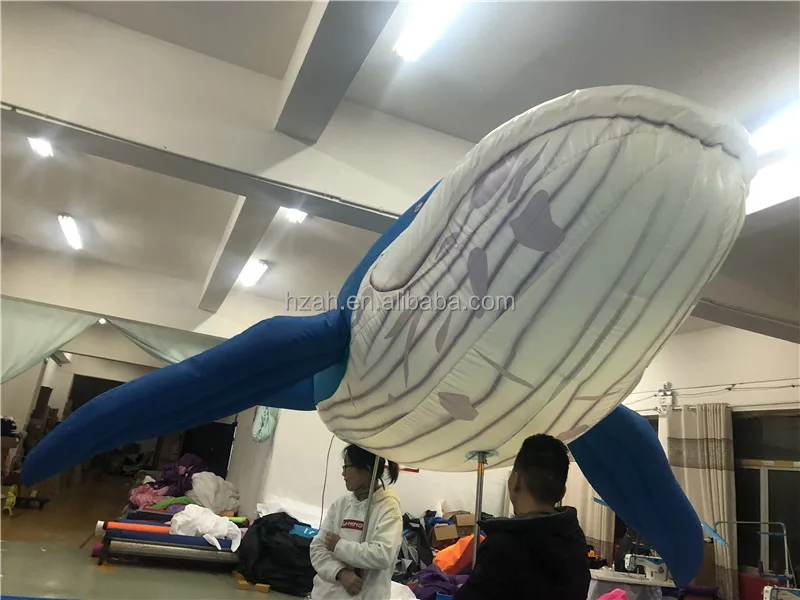 Marine Theme Party Light Inflatable Whale Sea Animals Model for Parade Event