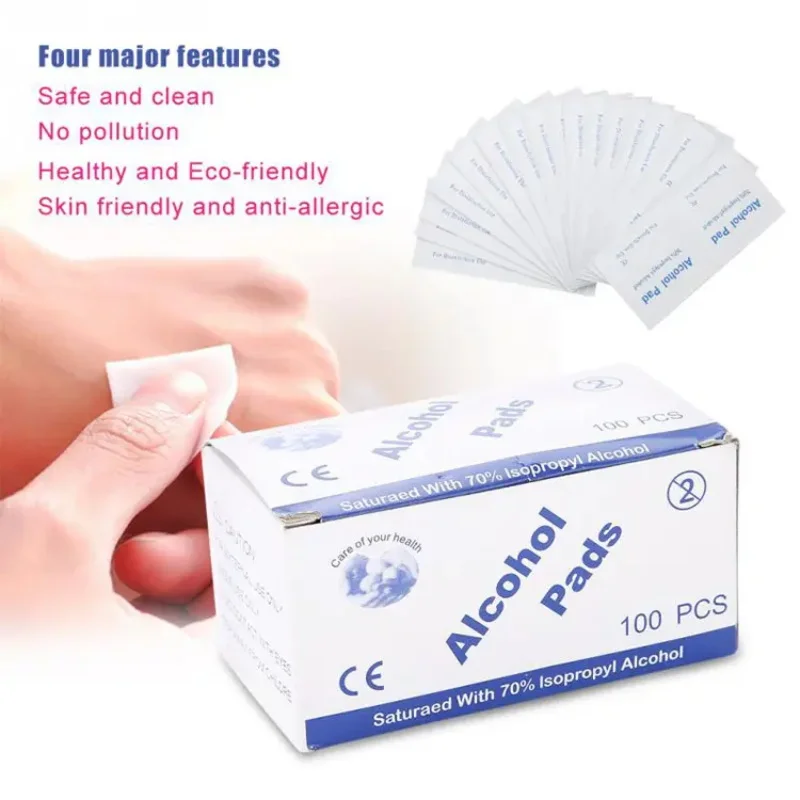 Non-Woven Fabric Customized 70% Isopropyl Alcohol Pad Medical Wipes