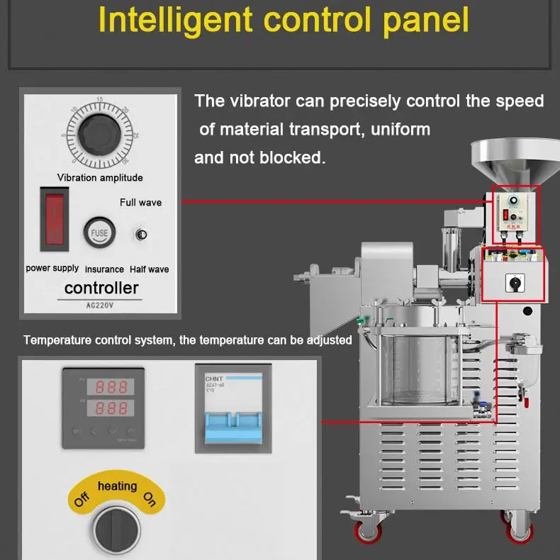 2024 Comply with European standards Small Cold Press Oil Machine
