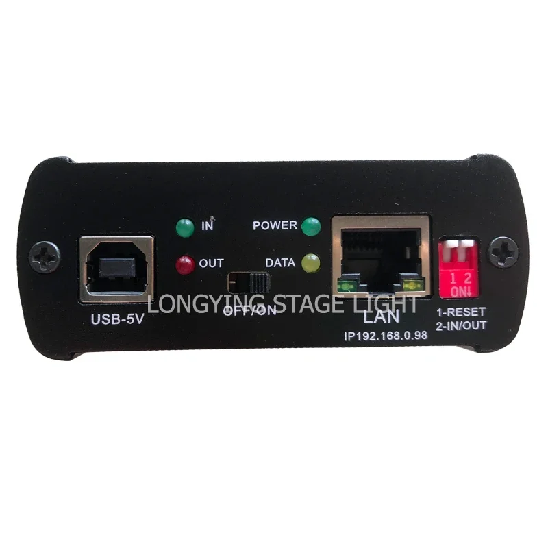 LED Artnet Controller - DMX Artnet Controller with Ethernet, 1024 Channels for LED Stage and Moving