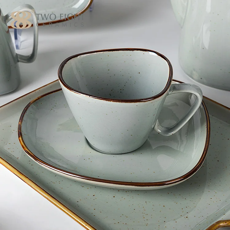 Two Eight Modern classic crockery plates ceramic dinner plates set durable porcelain dinner sets dinnerware