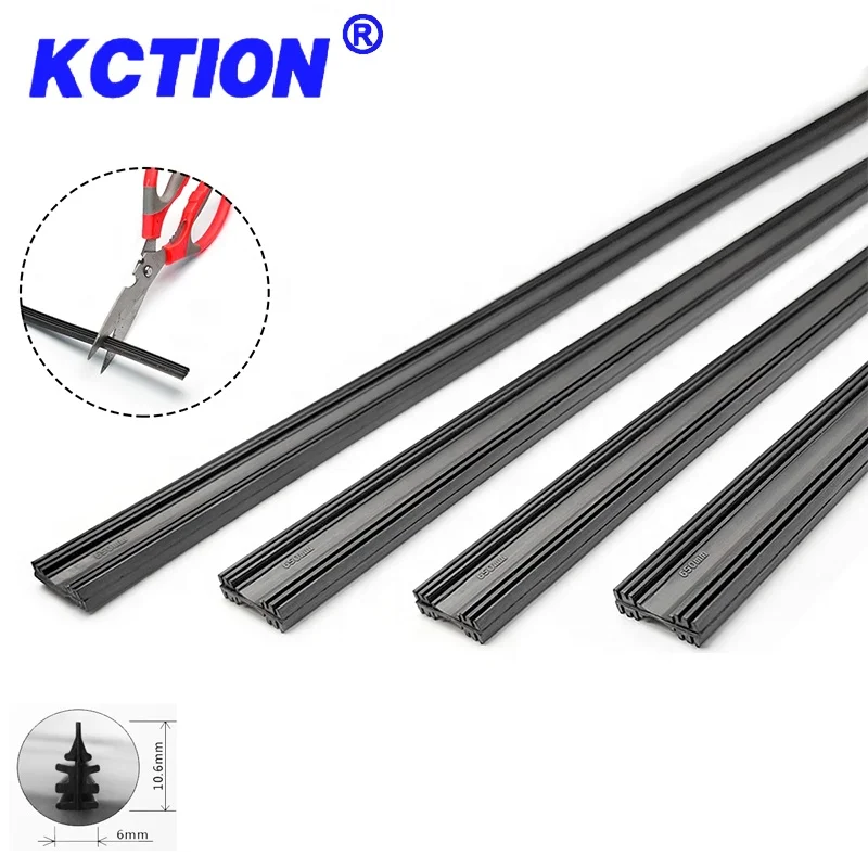 Wholesale Windscreen Wiper Blades Manufacturers 6mm Width Beam Wiper Frameless Boneless Wiper Blade Car Accessories