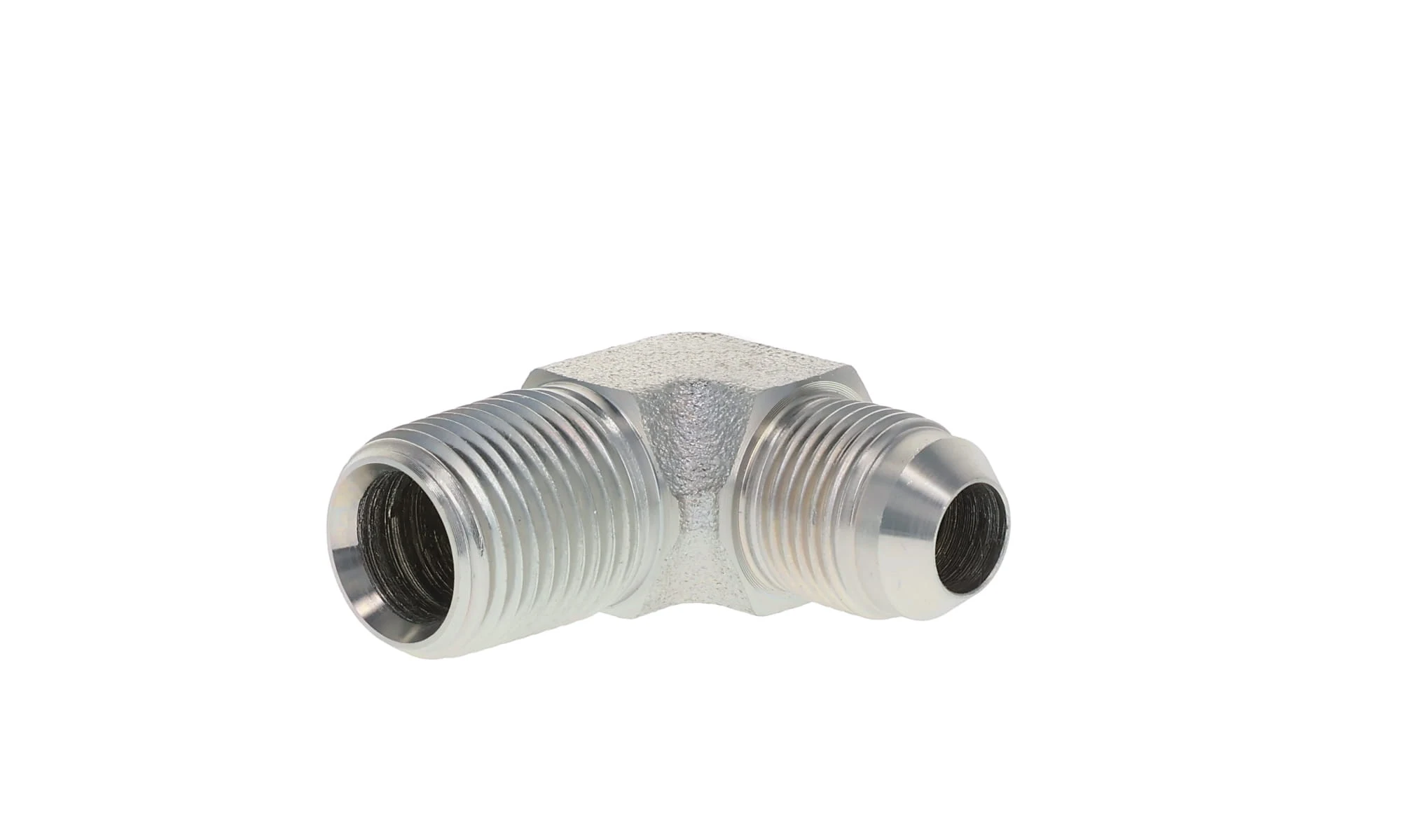 2501/1JN9 Series Carbon Stainless Steel Male JIC To Male NPTF SAE Hydraulic Fitting Connector 90 Degree Elbow Hydraulic Adapter