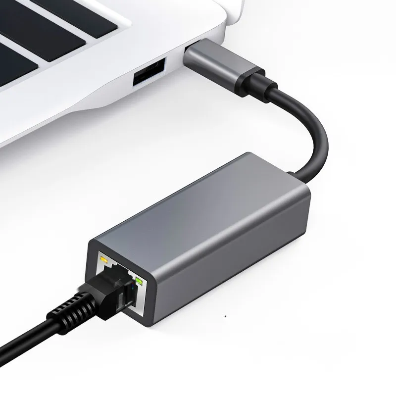Usb 3 1 type c к RJ45 10/100/1000/2500m ethernet адаптер без приводной сетевой