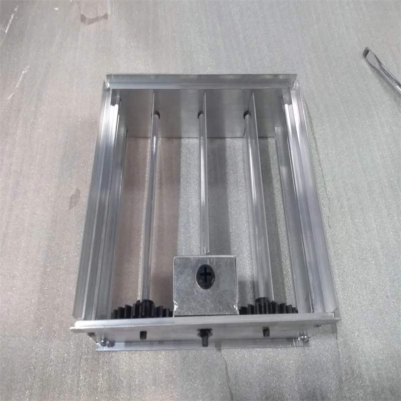 Air duct supply air diffuser damper aluminum adjustable gear control opposed blade damper