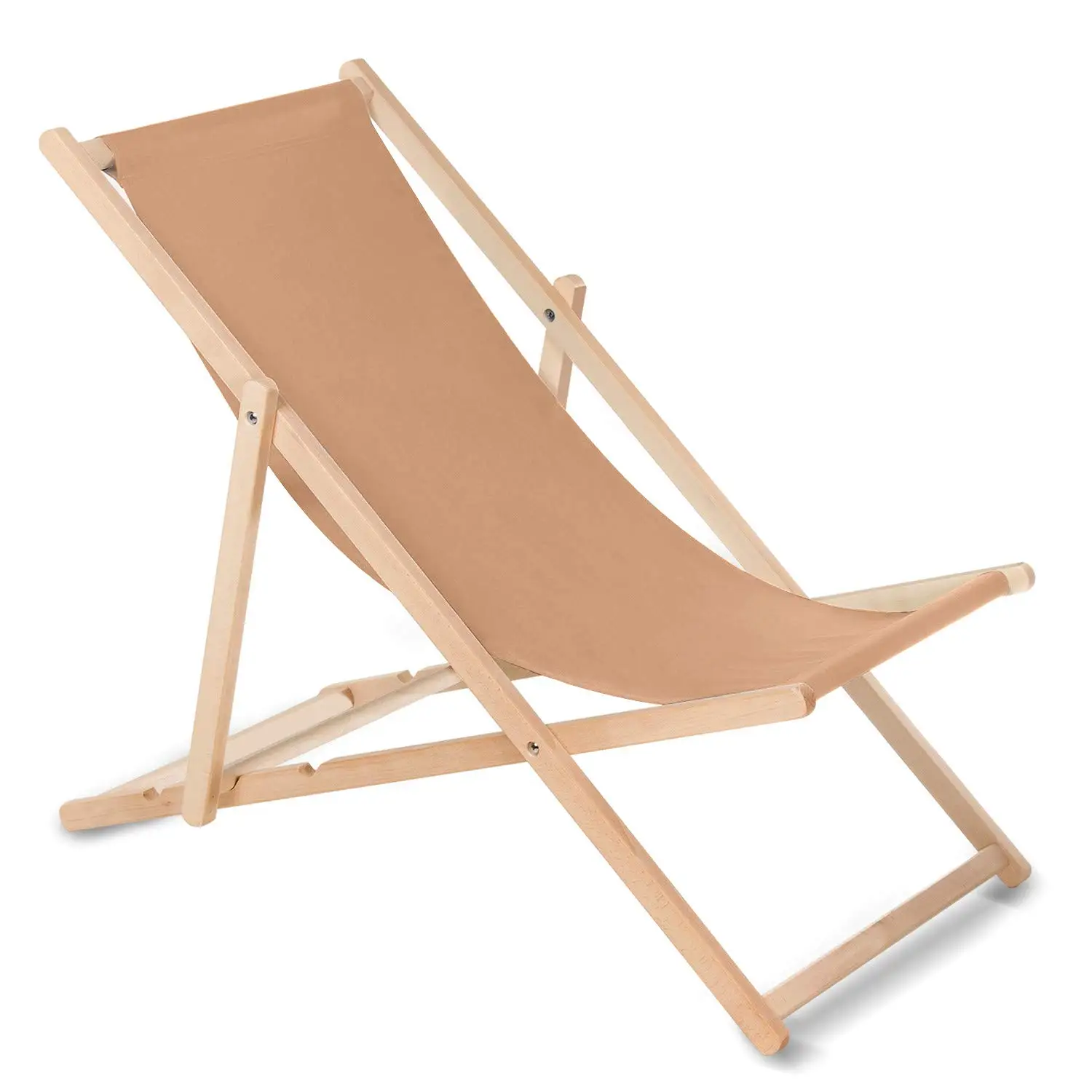 High Quality Outdoor Pool Sun Foldable Chair Portable Wood Beach Chair