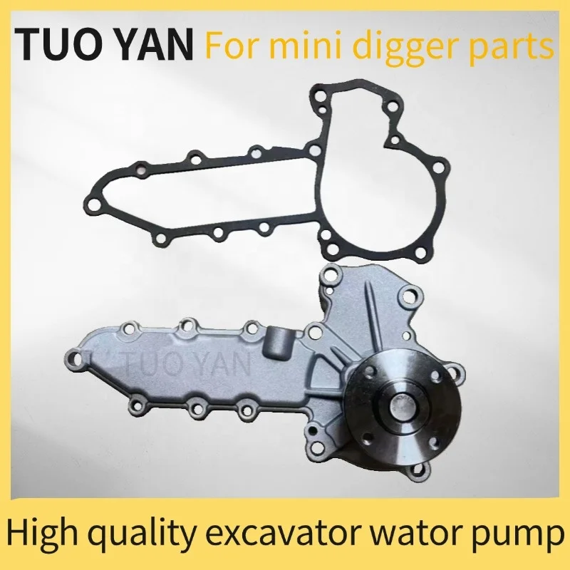 High quality mini excavator engine parts water pump for Kubota U30 mini digger spare parts for Yanmar vio 30 engine water pump