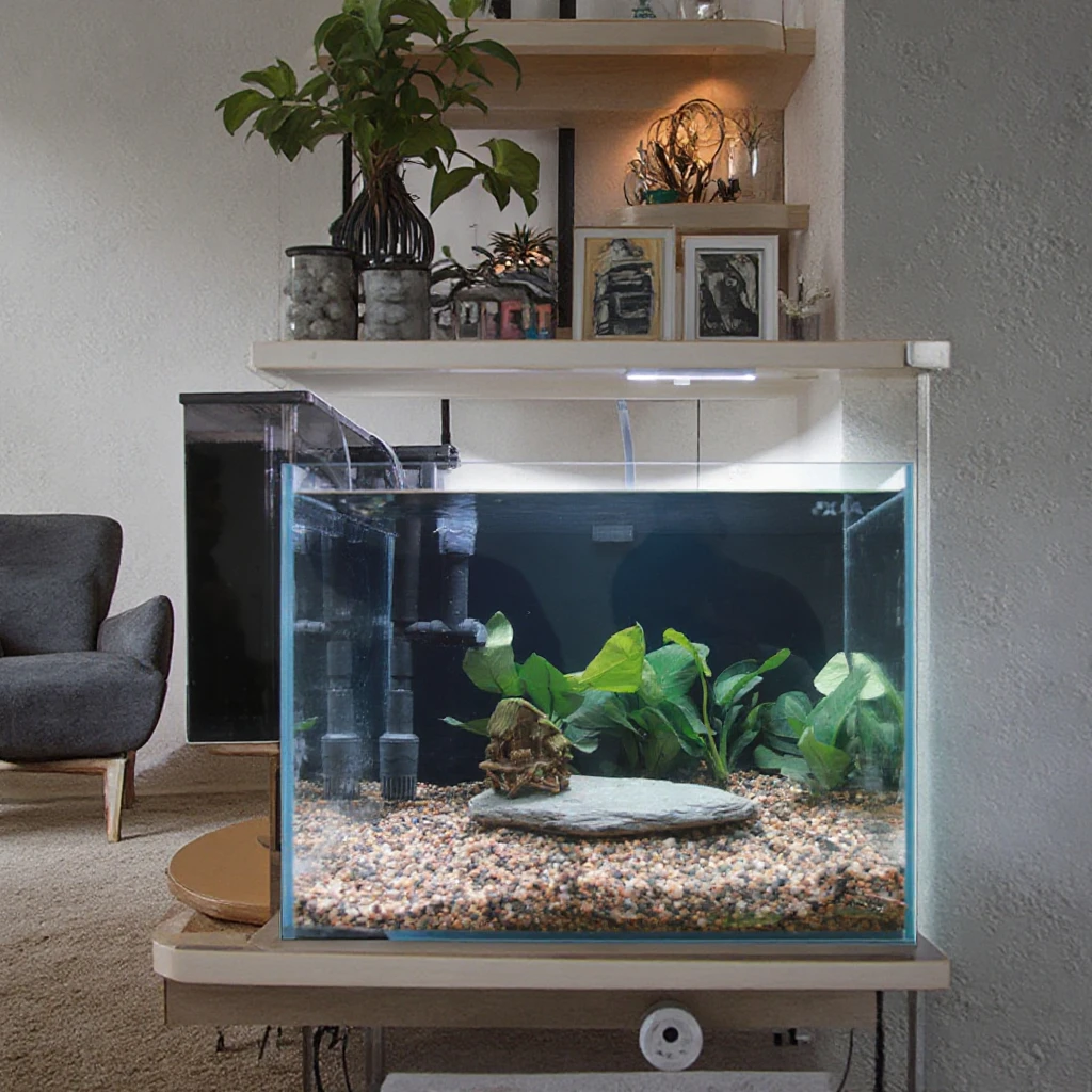 Factory Bedroom Desktop Small Aquarium Fish Tank Ultra White Clear Glass Aquariums Accessories Ultra White Glass Fish Tank