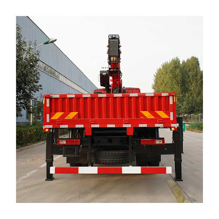 Factory Wholesale Truck Crane 3 Tons 5 Tons 7 Tons Telescopic Folding Boom Crane Truck Low Price Sales