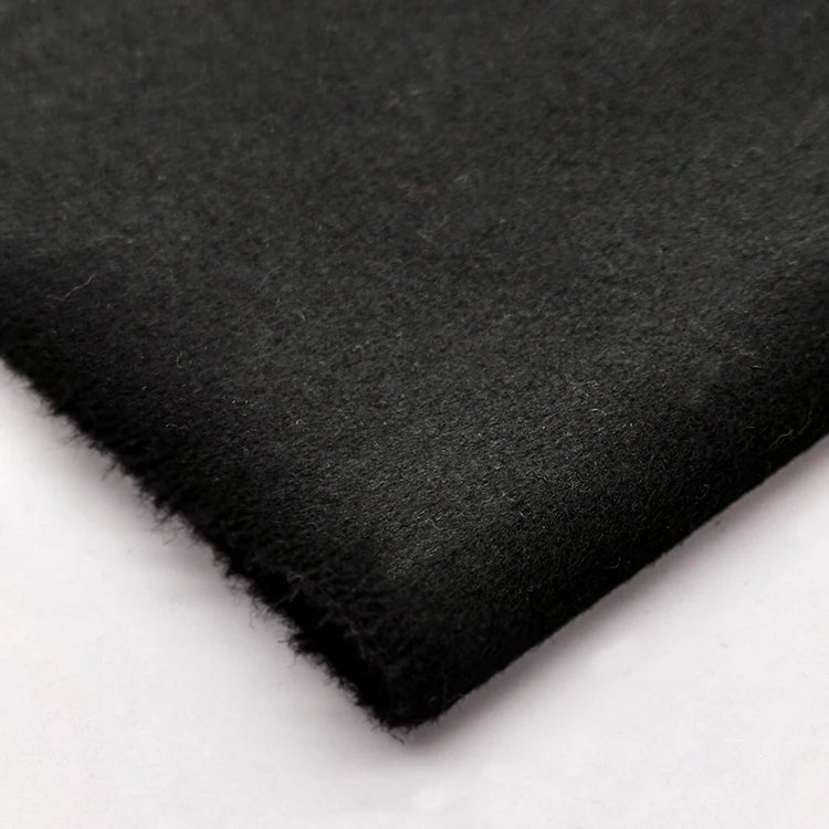 400GSM 50% wool Single side overcoating woolen fabric for winter jacket in stock items