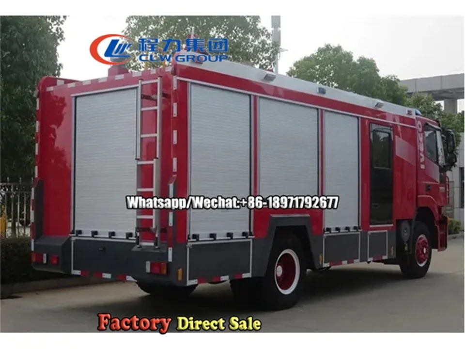Factory low price 8000 Liters Foam Water Tank Fire Fighting Truck For Sale