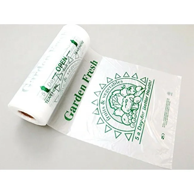 100% Compostable Biodegradable Sustainable Cornstarch Eco Friendly Food Packaging Clear Biodegradable Plastic Produce Roll Bag