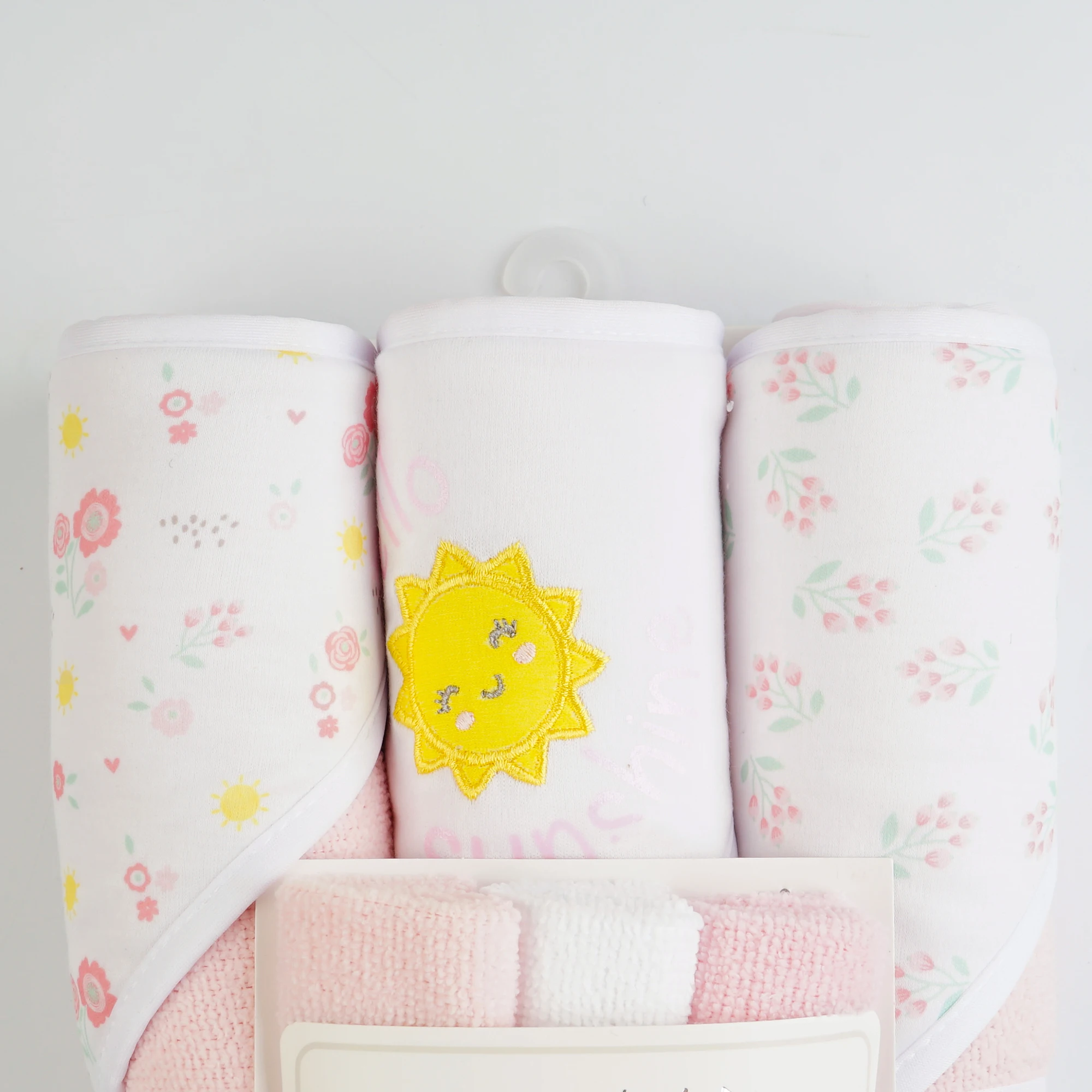 3+3 6pc bath set  hooded towel Unisex, Premium Soft  bath terry loop hooded towel and washcloth microfiber terry soft bath set