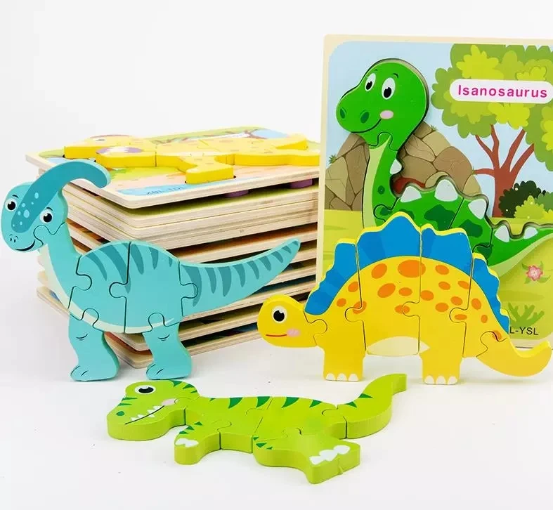 
Hot Sale educational 3D game toy cartoon 3D dinosaur puzzle Early Educational Toys Gifts For Children 