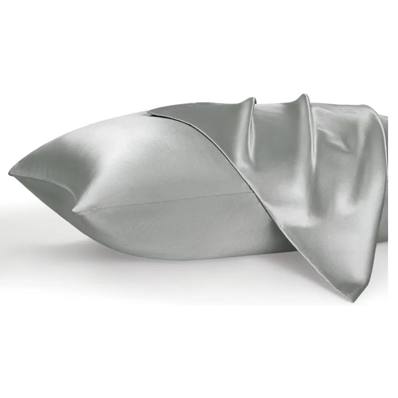 Set of 2 Satin Pillowcase Silky Pillowcase 20x30 Inches with Envelope Closure Similar to Silk Pillow Cases bed sleeping Pillow