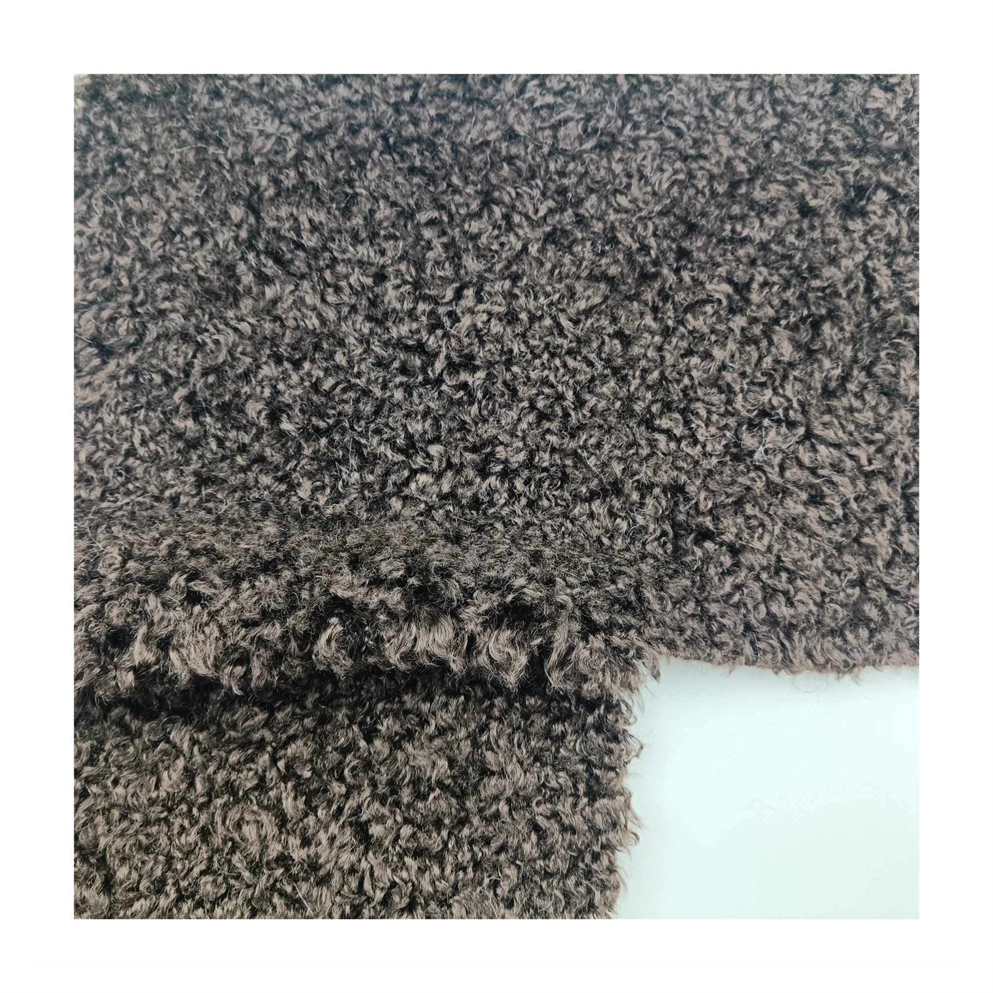 Latest Design High Quality Curly Faux Fur Fabric for Garment/Hometextile/Toys