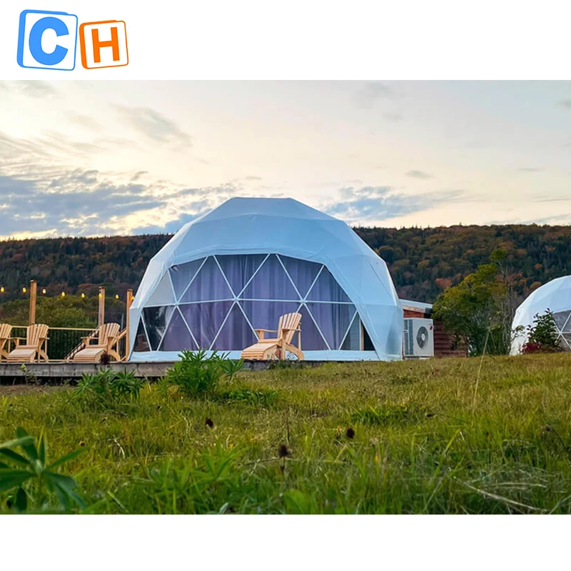 10 м геодезическая купольная полусферическая палатка сборная оцинкованная стальная конструкция