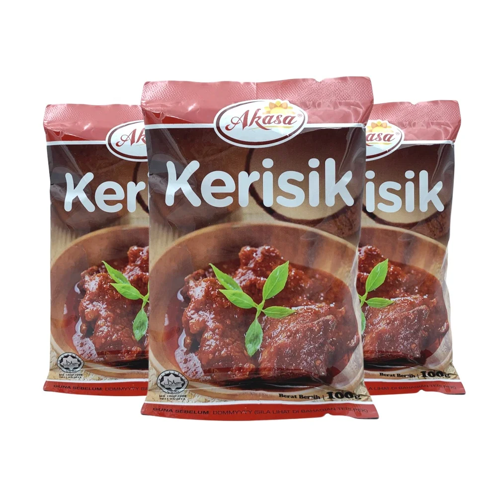 
Malaysia Akasa Toasted Fresh and Dried Coconut Paste (Kerisik) 100g 