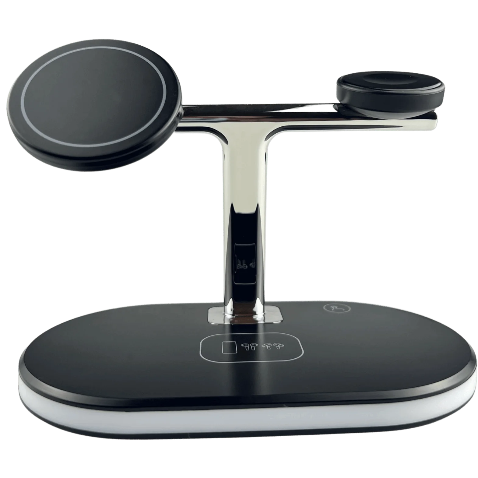 Detachable Wireless Charging Station with Touch On/Off Lamp Max 30W  3 in 1 Magnetic Wireless Charger