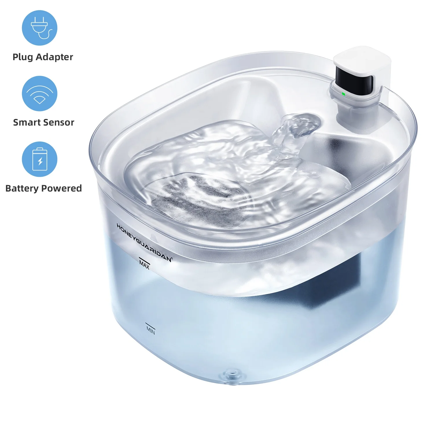 3L Automatic Pet Cat Water Fountain with LED Electric USB Dog Cat Pet Mute Drinker Feeder Bowl Pet Drinking Fountain Dispense