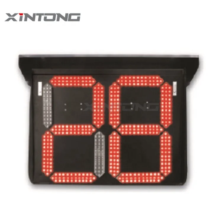  XINTONG 800*600Mm 2 Digital Counter Timer Solar Led Road Countdown Traffic