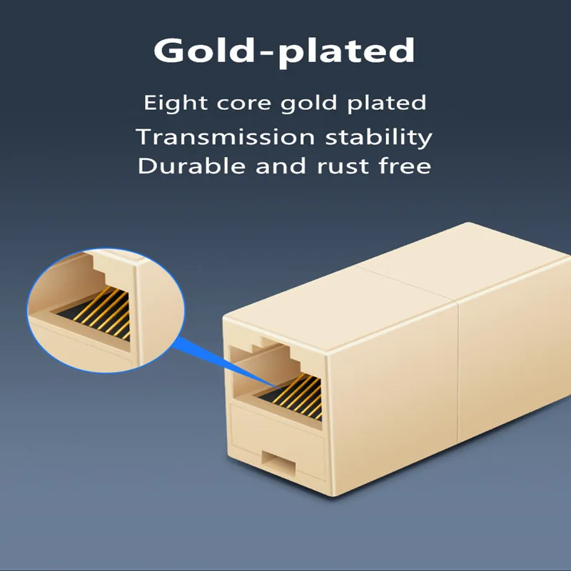 Лидер продаж сетевой переходник RJ45 Женский удлинитель LAN