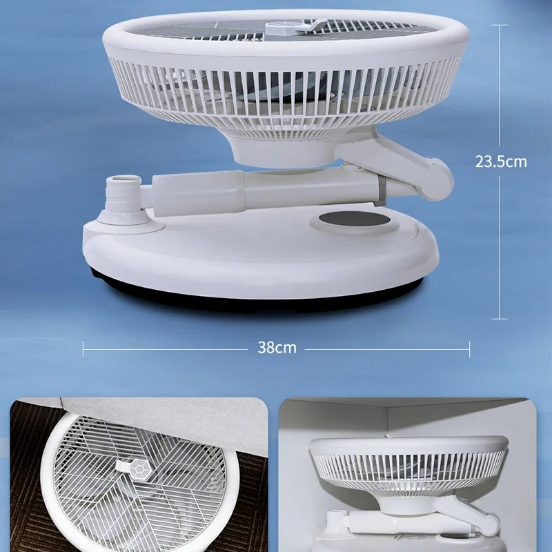 Voice Active Floor Standing Electric Foldaway Smart Fans Cooling Air Circulating