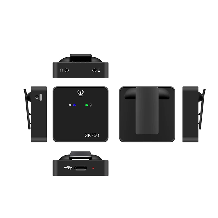 Digital Mini Live Wholesale Radio 2 In 1 Wireless Lavalier Microphone For Interview