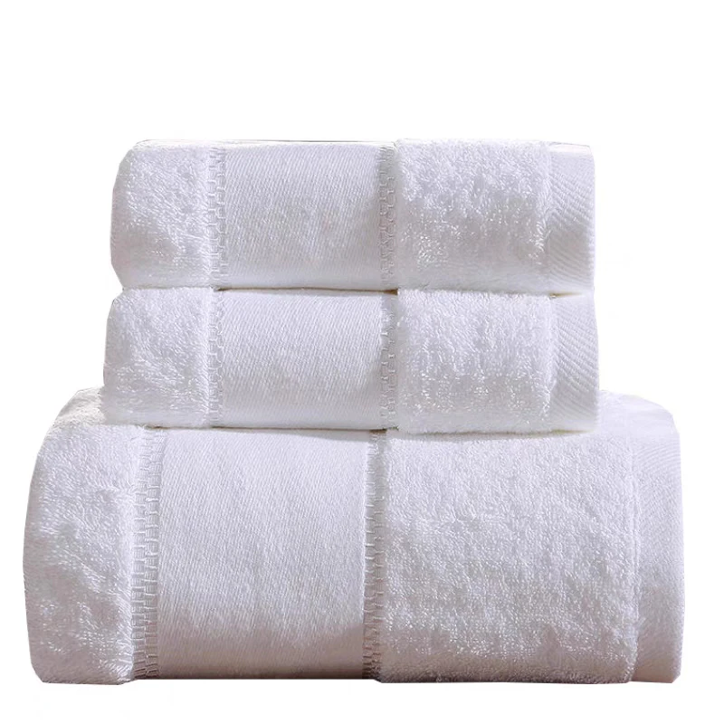 Wholesale Bath Towel Set 100% Cotton Microfiber Bath Towels Customized Set 3 Piece Excellent absorbency and exceptional softness