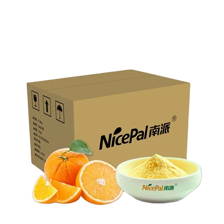 Natural customized kosher certified rich in vitamin c spray dried sweet Orange Juice Powder for mixed powered drink instant tang