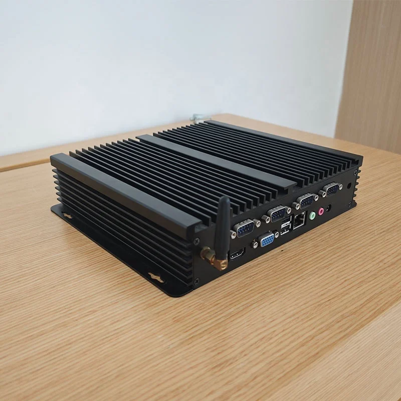 Embedded Industrial Mini PC all in one computer with USB Serial Paralled Port OPS media box