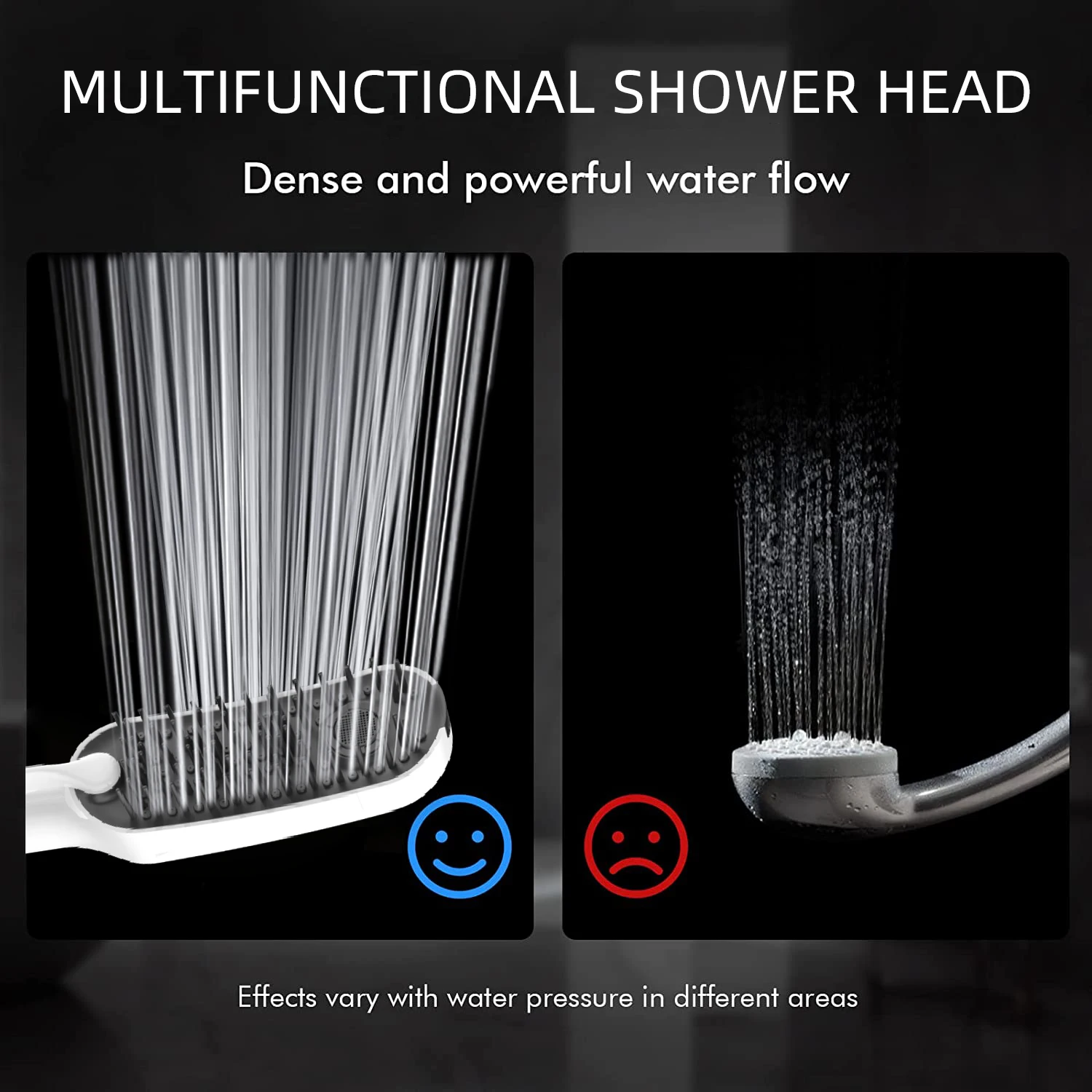 4 Functions Professional Dog Shower Head Dog Shower Attachment Indoor Outdoor Dog Bath Wand Sprayer